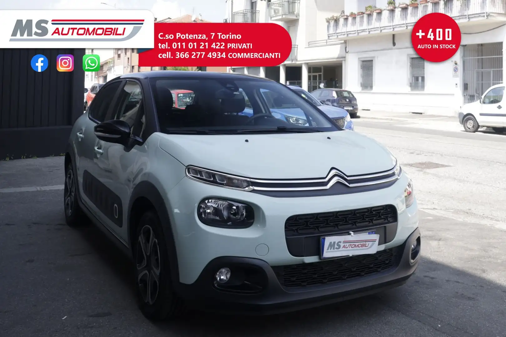 Citroen C3 PureTech 82 GPL Shine SCADENZA GPL 2031 Verde - 1