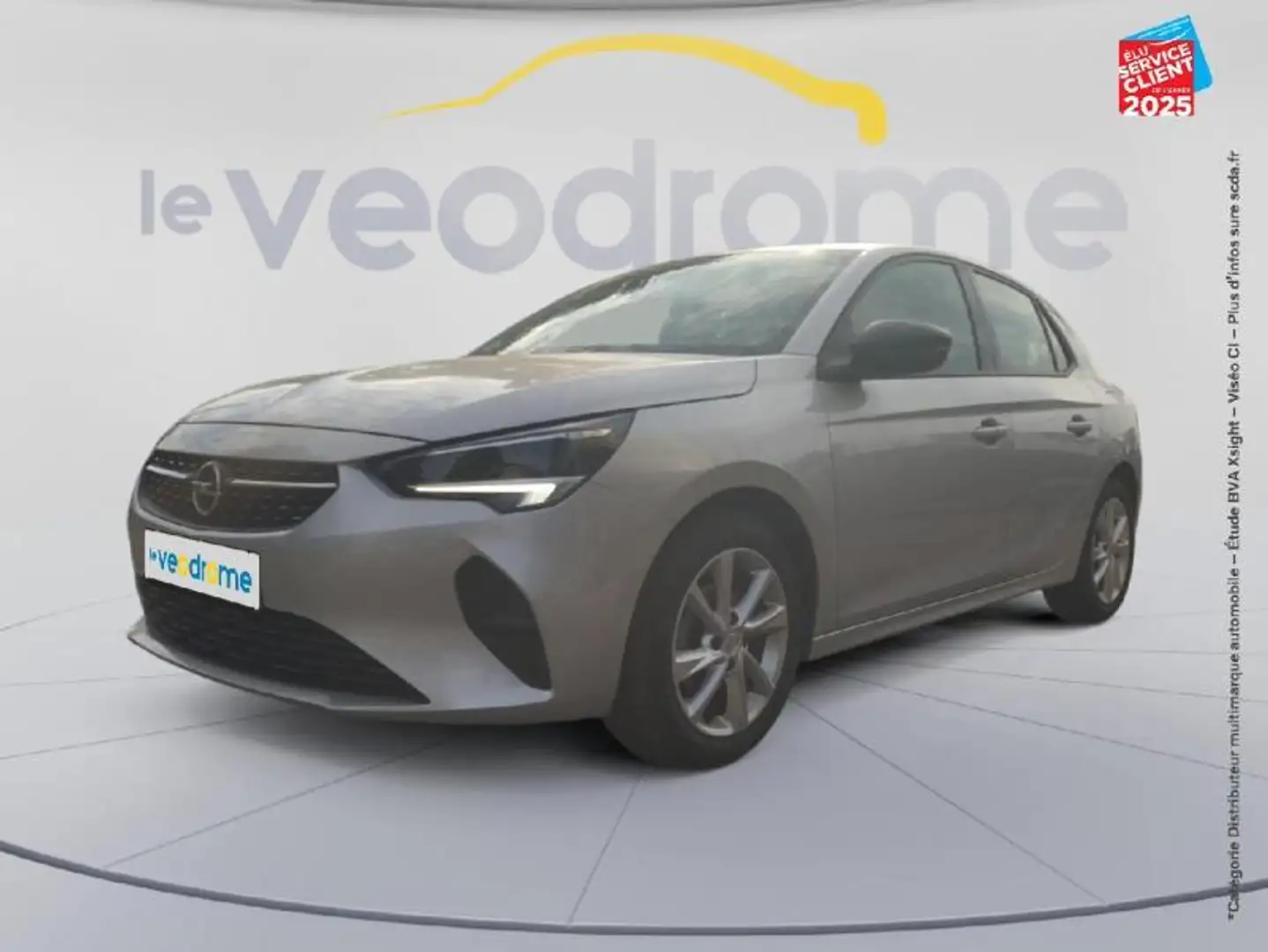 Opel Corsa-e 1.2 75ch Elegance Business GPS Radar AR Carplay Gris - 1