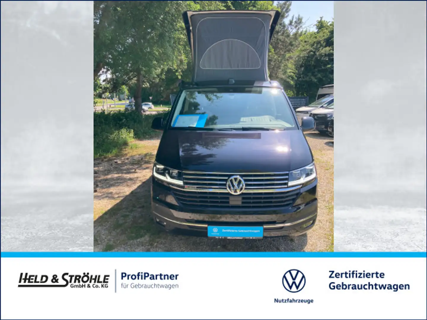 Volkswagen T6.1 California Ocean 2.0 TDI DSG 4M AUFSTELLDAC Noir - 1