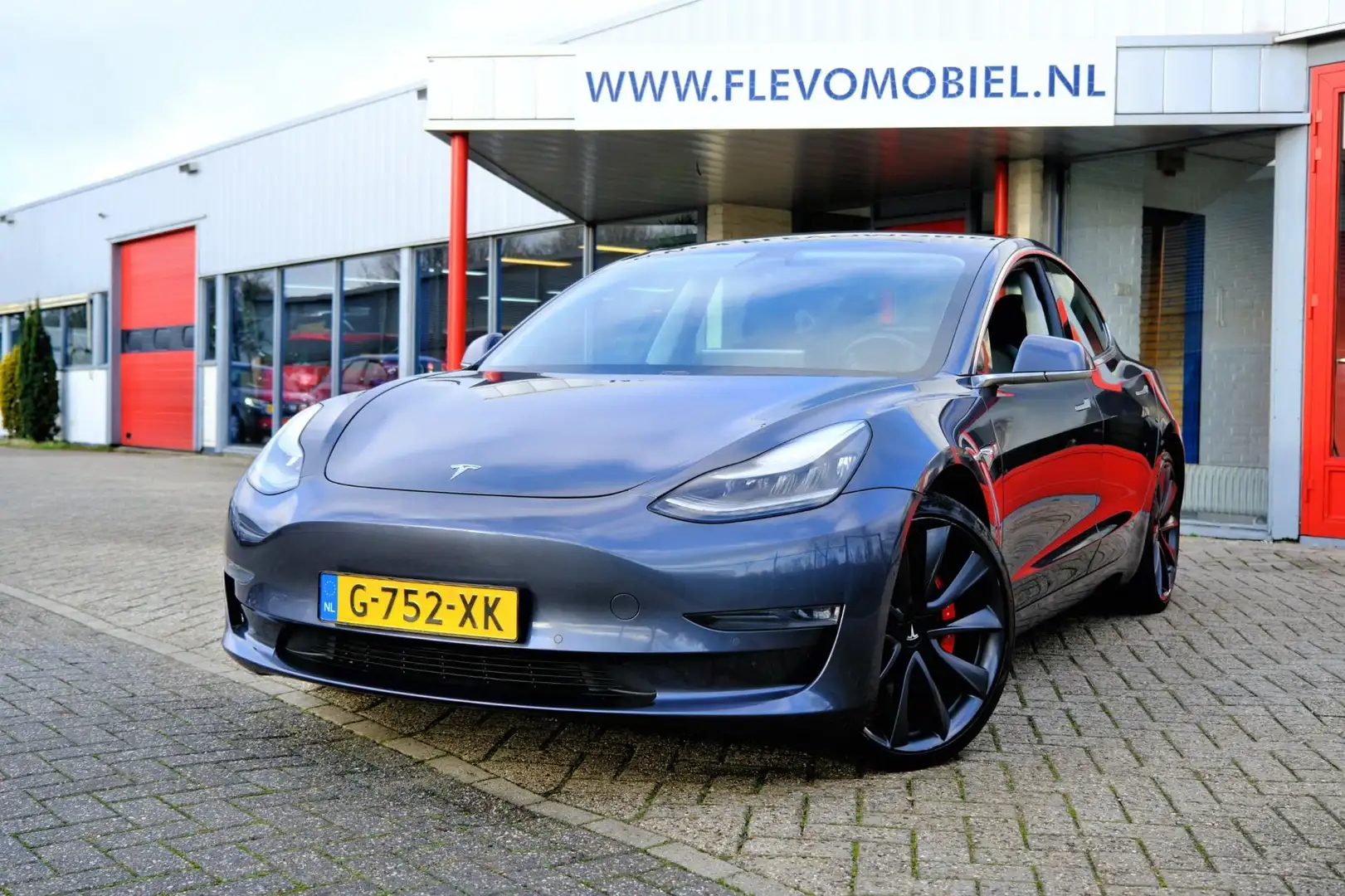 Tesla Model 3 Performance 462pk AWD 75 kWh Aut. Pano|1e Eig|Lede Grigio - 1