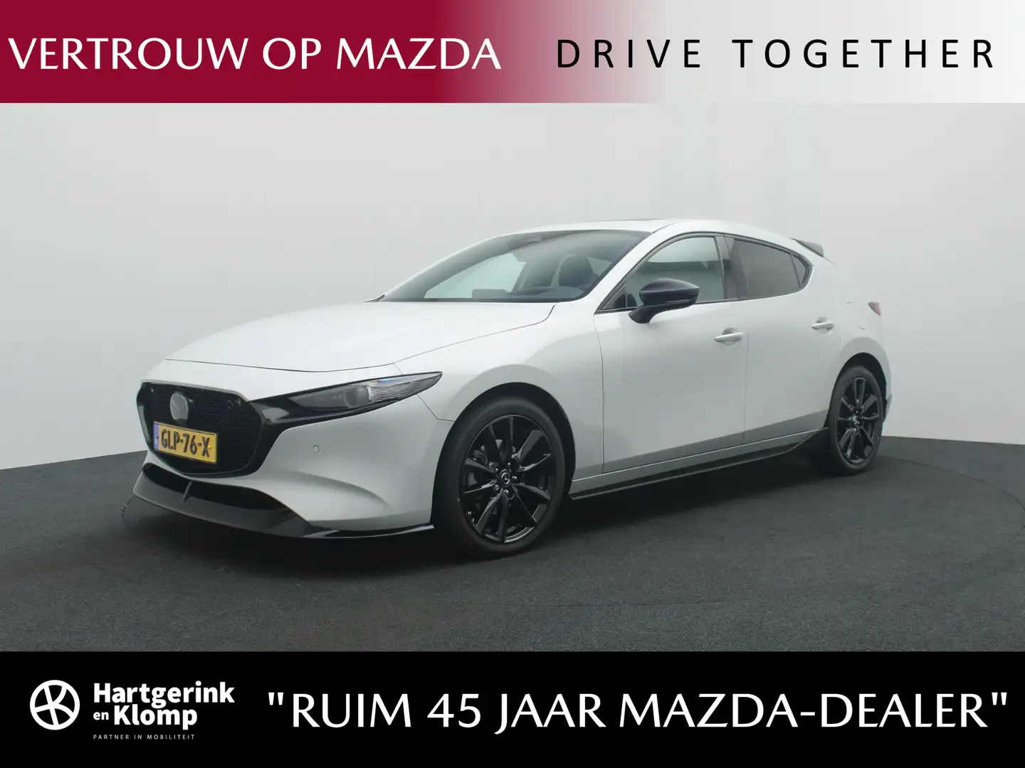 Mazda 3 2.0 e-SkyActiv-X Takumi automaat met Sunroof en ae Blanc - 1