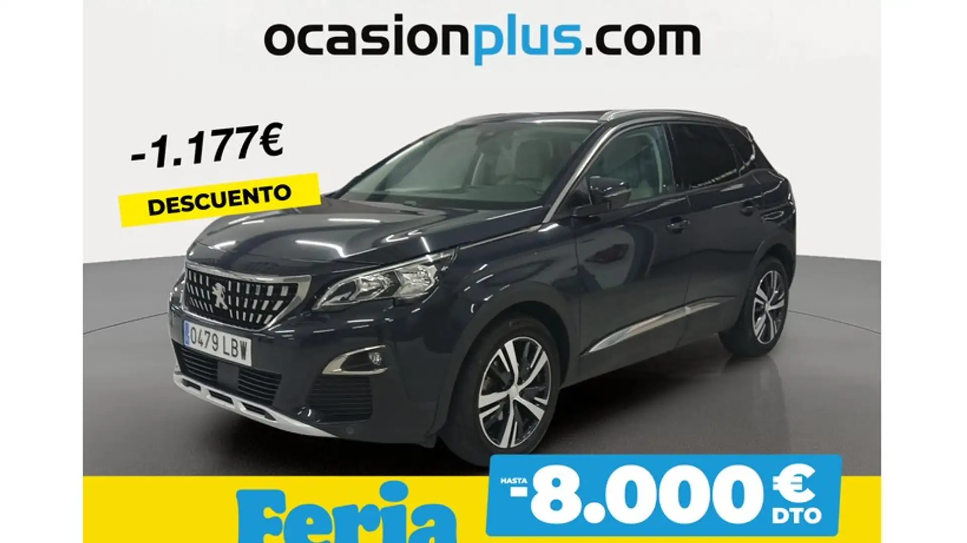 Peugeot 3008 1.2 PureTech S&S Allure 130 Gris - 1