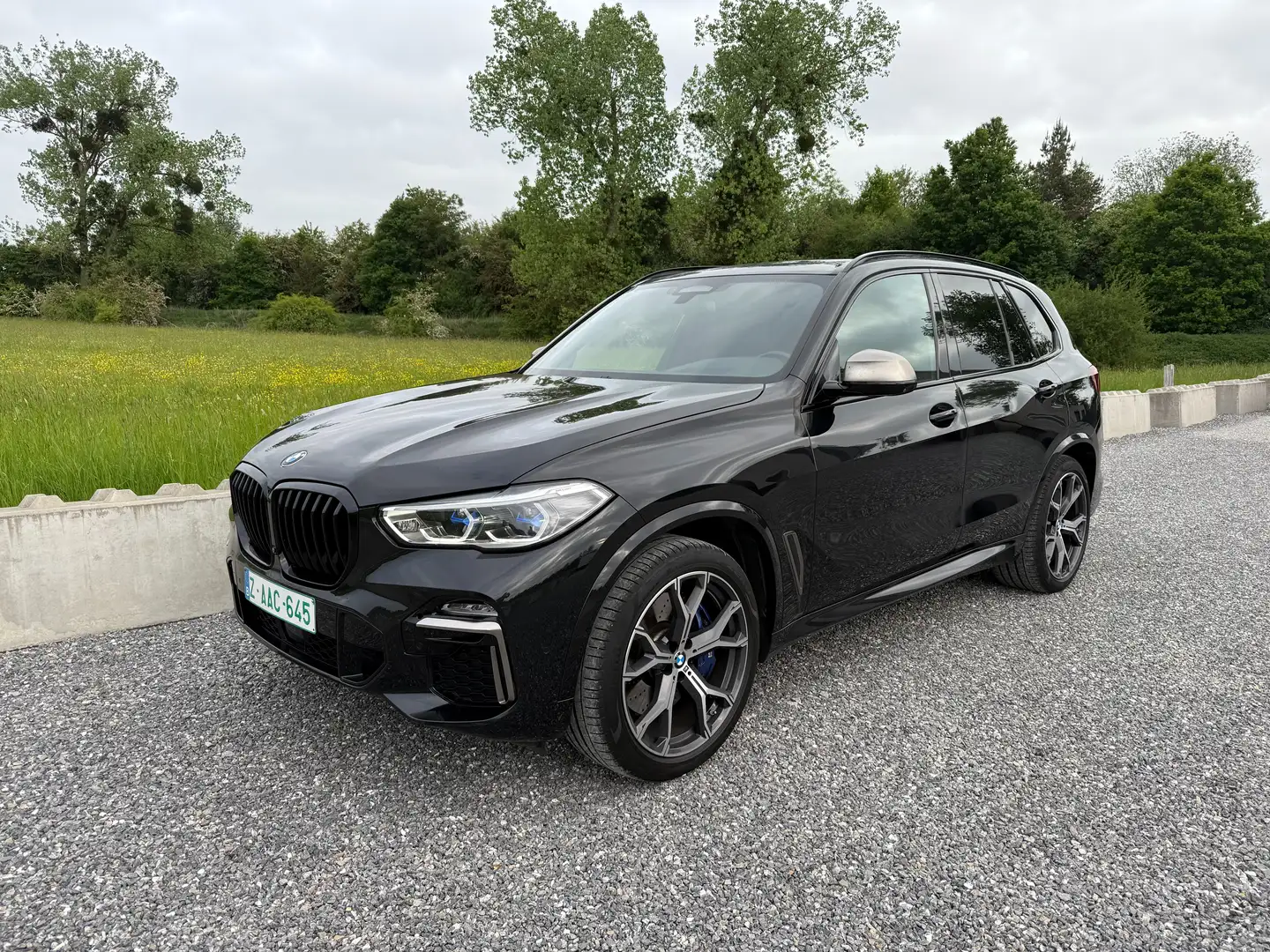 BMW X5 M M50D 400CH *53.720 eHTVA Laser / Caméra 360* Negro - 1