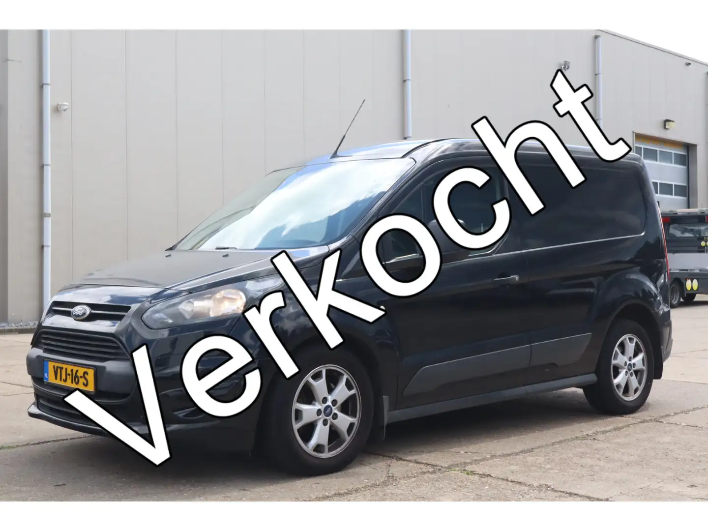 Ford Transit Connect 1.6 EcoBoost 150PK *MARGE* AUTOMAAT!!! *MOTOR DEFE Zwart - 1