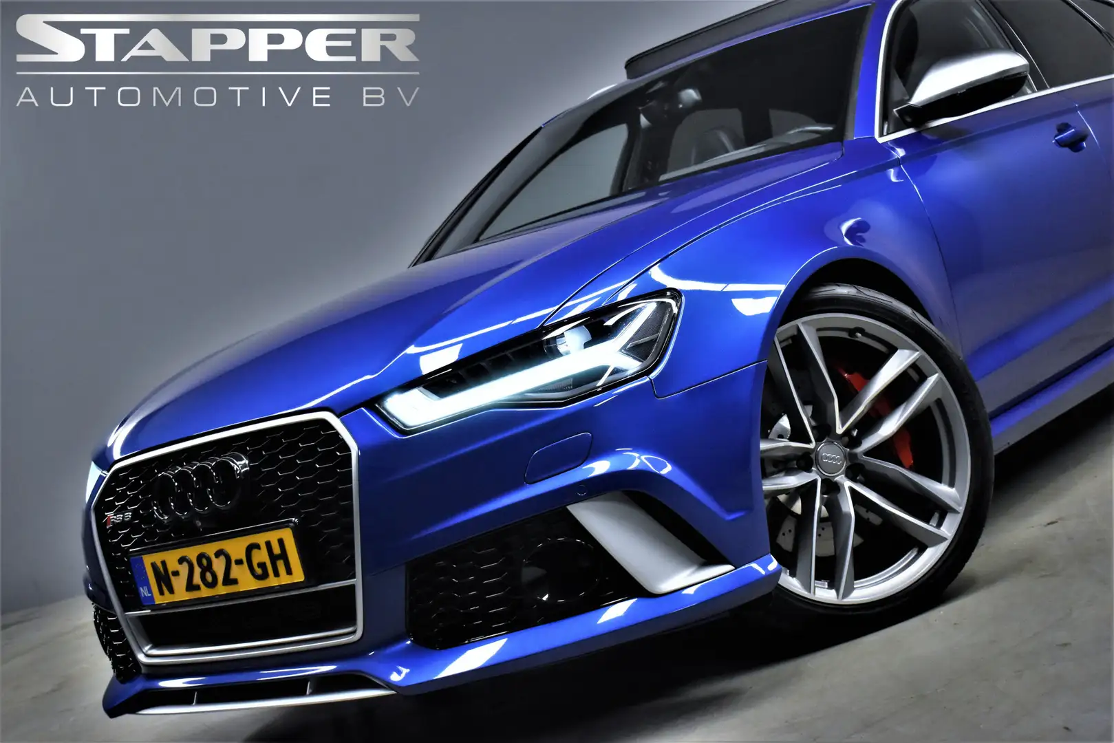 Audi RS6 4.0 TFSI 561pk Quattro Miltek/Pano/Head-Up/Carplay Blau - 2