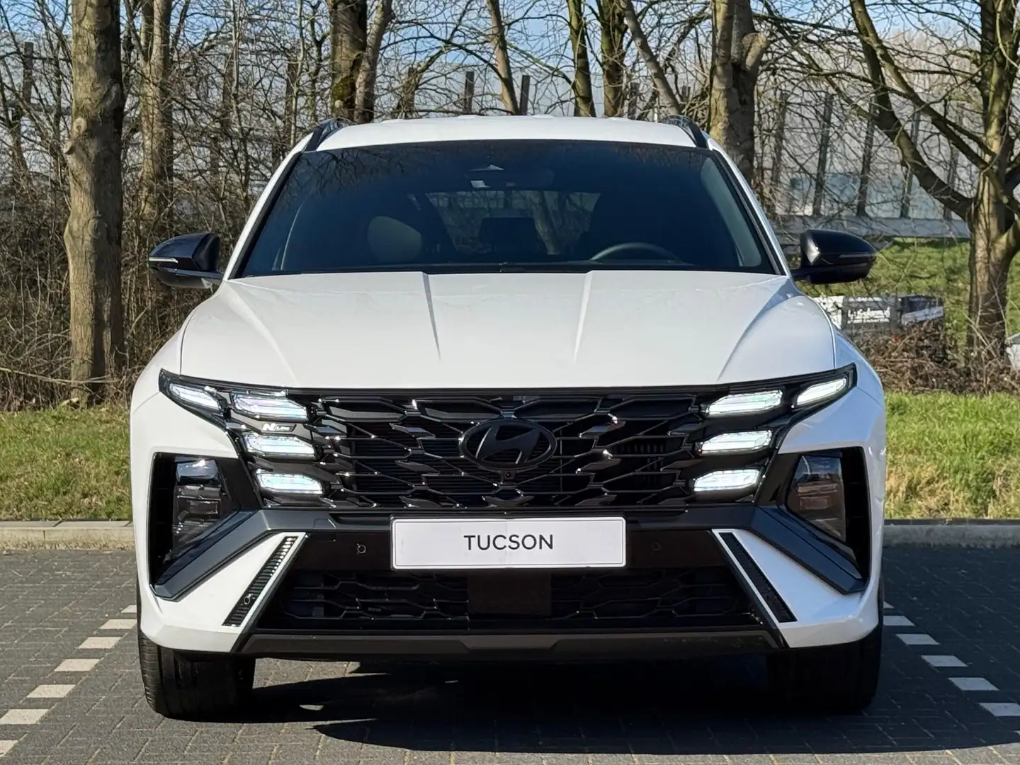 Hyundai TUCSON 1.6 T-GDI HEV N Line | €6605 KORTING | 360 CAMERA Weiß - 2