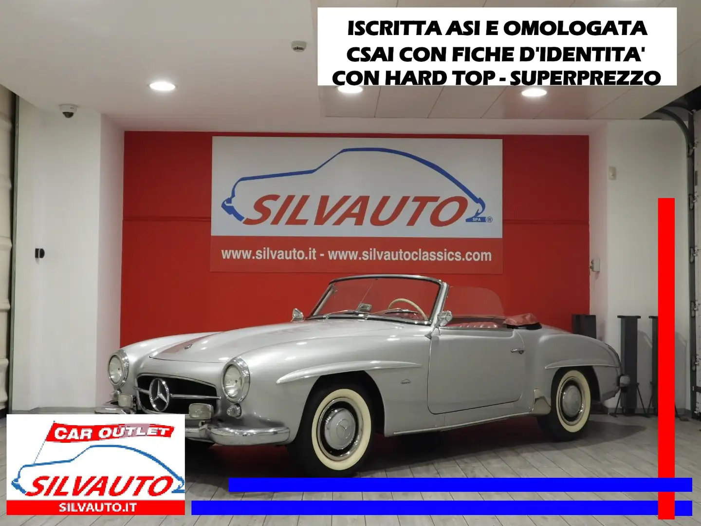 Mercedes-Benz 190 SL TYPE 121.040 - CON HARD TOP (1961) Silber - 1