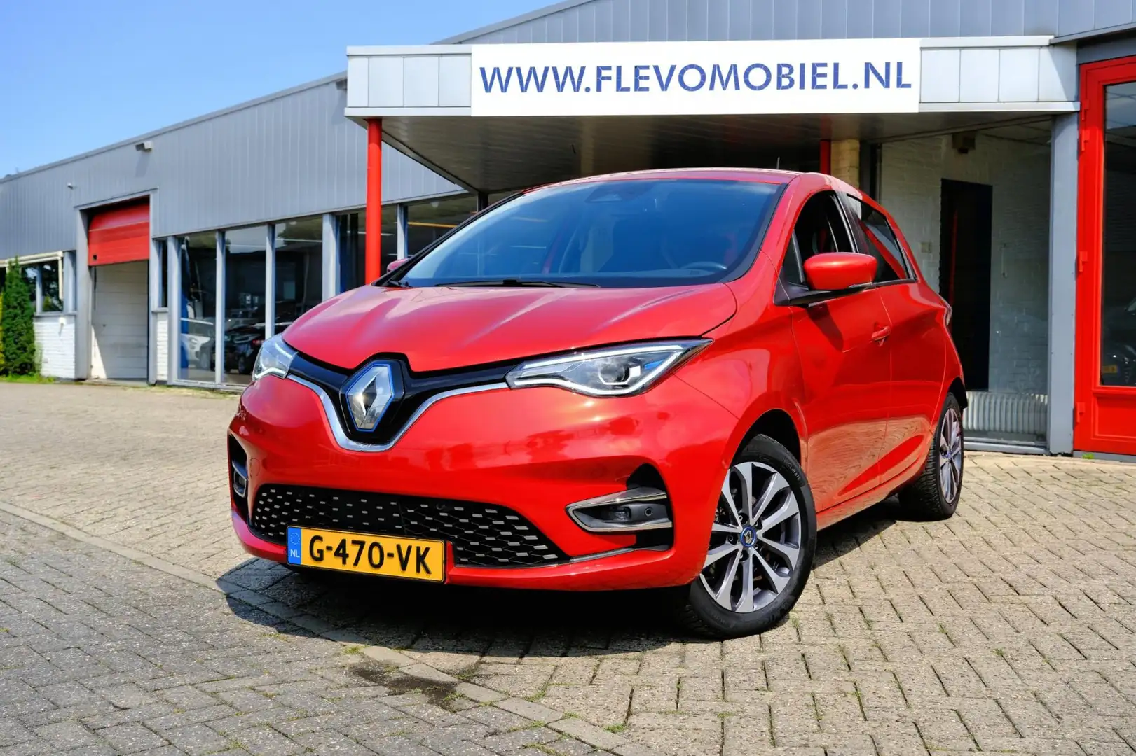 Renault ZOE R135 Intens 52 kWh (ex Accu) Aut. Navi |1e Eig|Cam Piros - 1