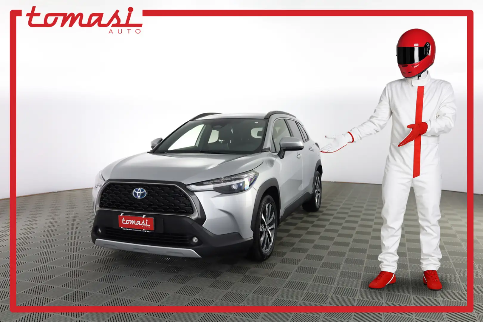 Toyota Corolla Cross Corolla Cross 1.8 Hybrid 140 CV E-CVT Trend Argento - 1