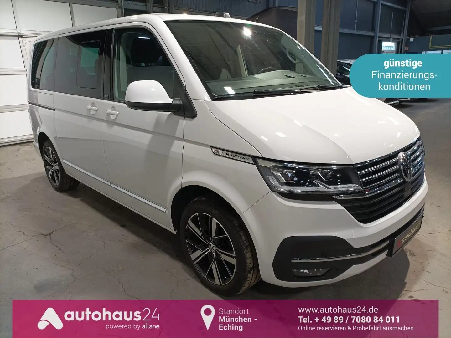 Volkswagen T6 Multivan T6.1 2.0 TDI 4MO Multivan LED|Navi|Kamera|AHK|6S Blanc - 1