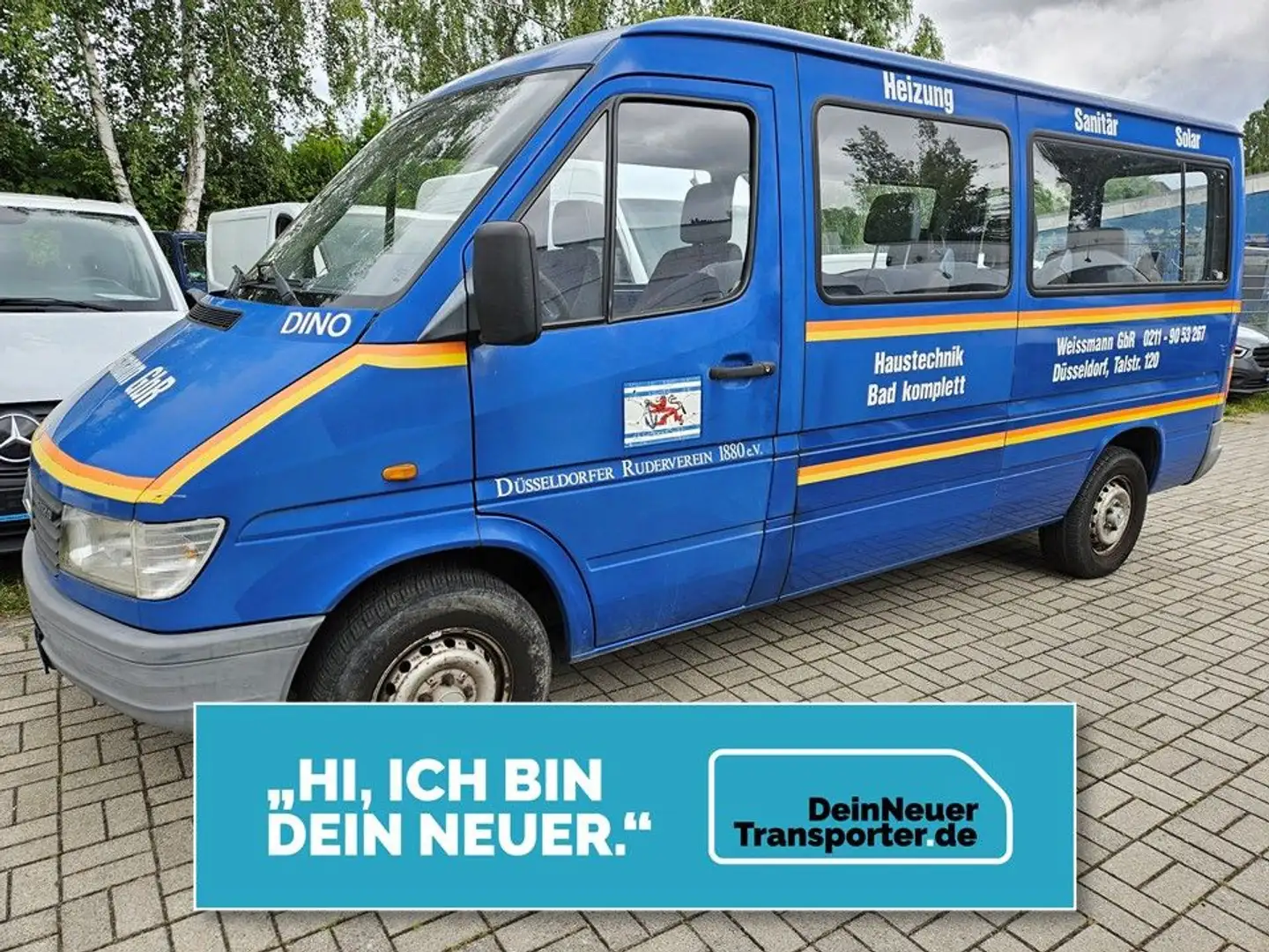 Mercedes-Benz Sprinter 312 D 903|1.HAND|9SITZE|TOP ZUSTAND|DPF Blauw - 1
