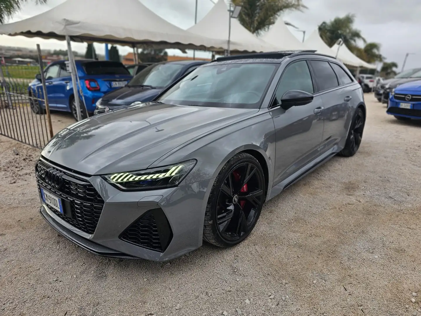 Audi RS6 A6 V 2018 Avant Avant 4.0 mhev quattro tiptronic Argintiu - 1