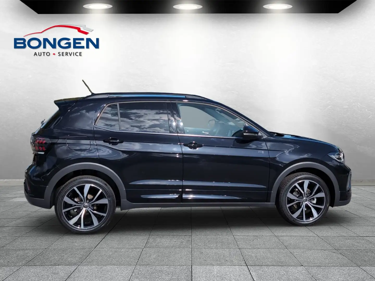 Volkswagen T-Cross 1.0 TSI R-Line DSG AHK Carplay Rückfahrkamera Zwart - 2