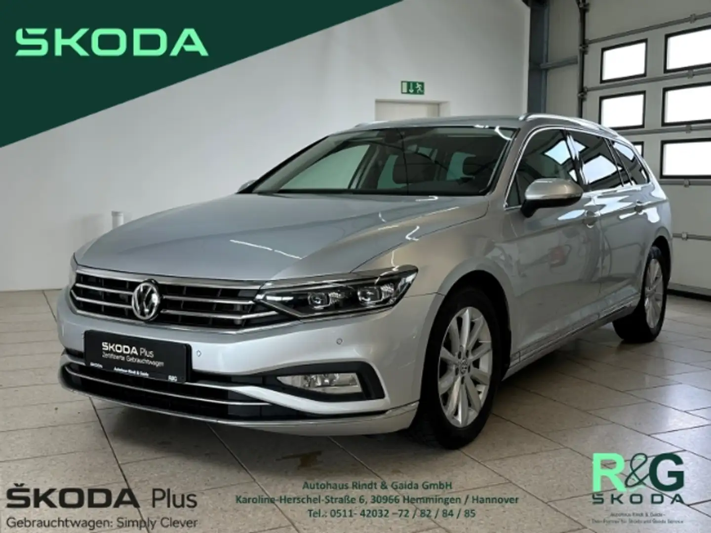 Volkswagen Passat Variant Elegance 2.0 TDI BMT DSG Navi ACC Argent - 1