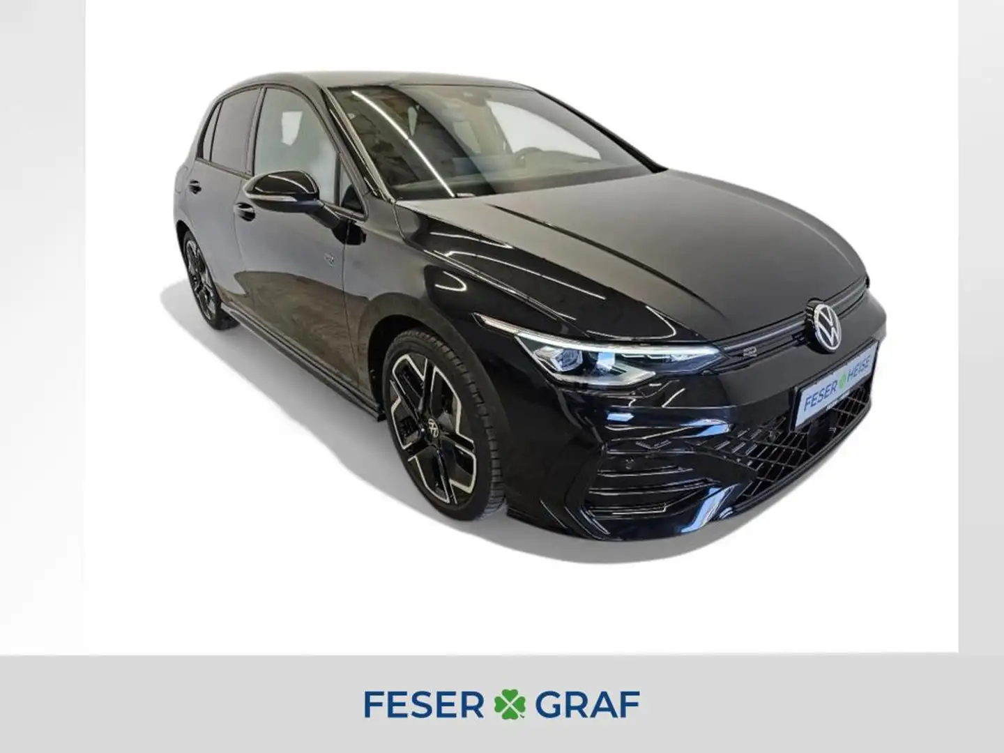 Volkswagen Golf R-Line 1.5 l eTSI DSG DSG/LED/Rear View/App-Connec Schwarz - 1