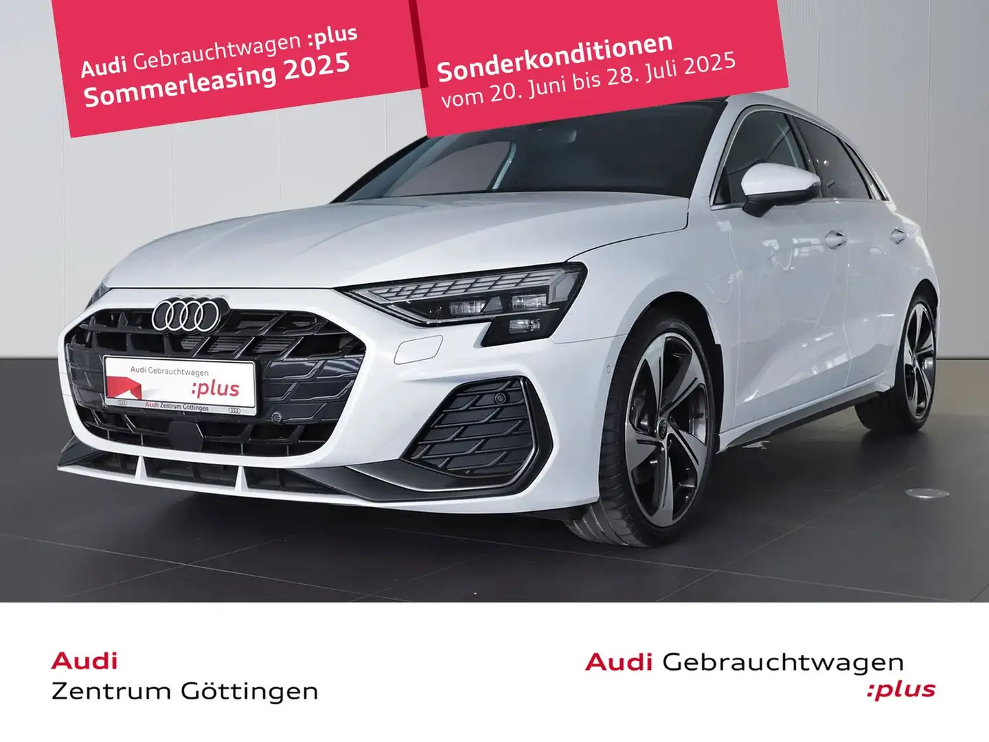 Audi A3 Sportback Sline 35TDI Str. PANO+MATIX+HEAD UP Blanc - 1