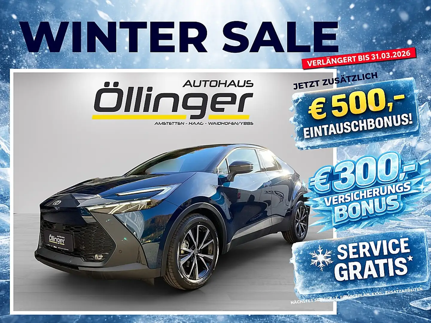 Toyota C-HR 1,8 Hybrid E-CVT Active Drive Blau - 1