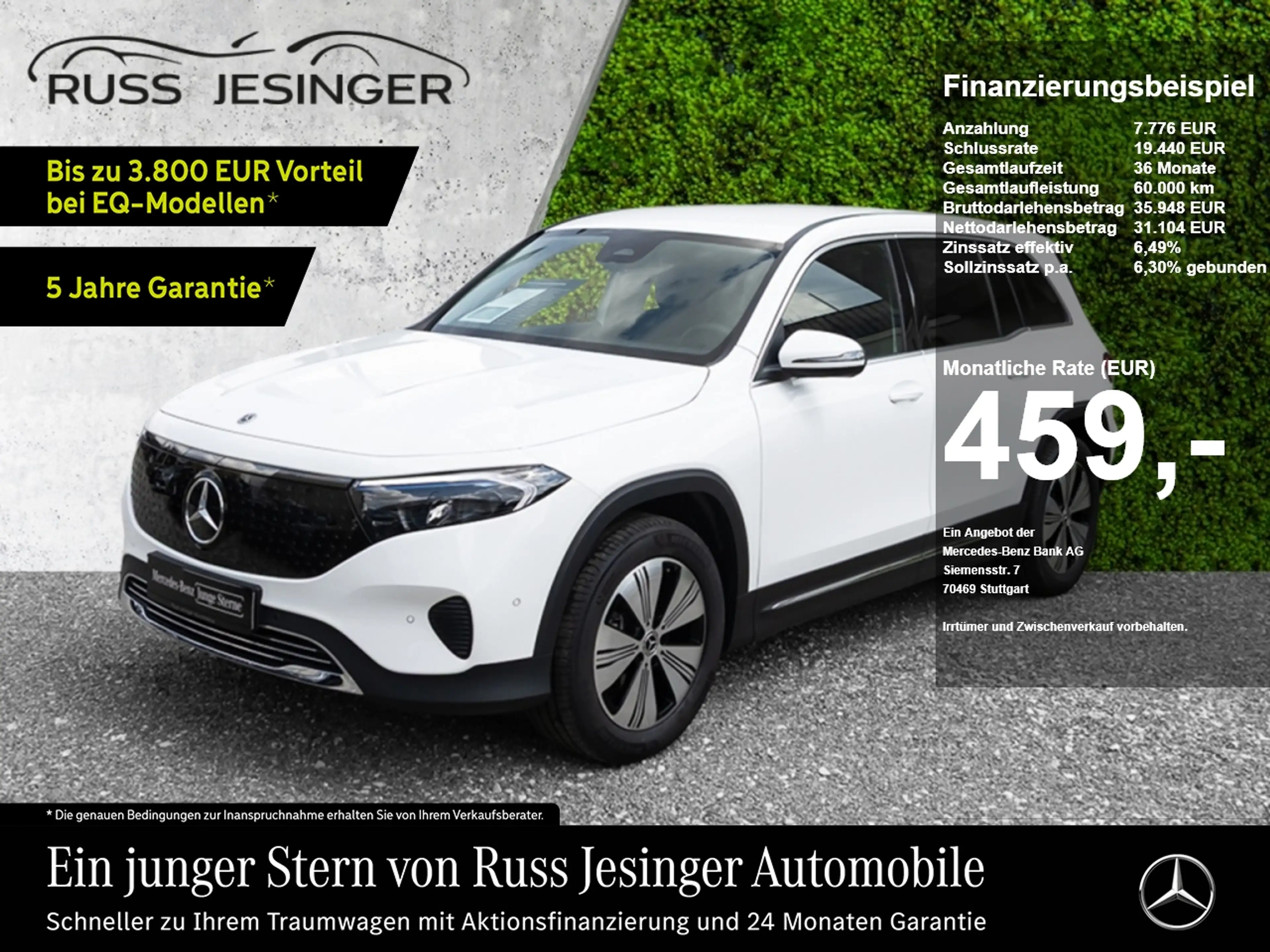 Mercedes-Benz EQB 250 + Progressive *Cam*Memory*LED*TotW*SpurH*
