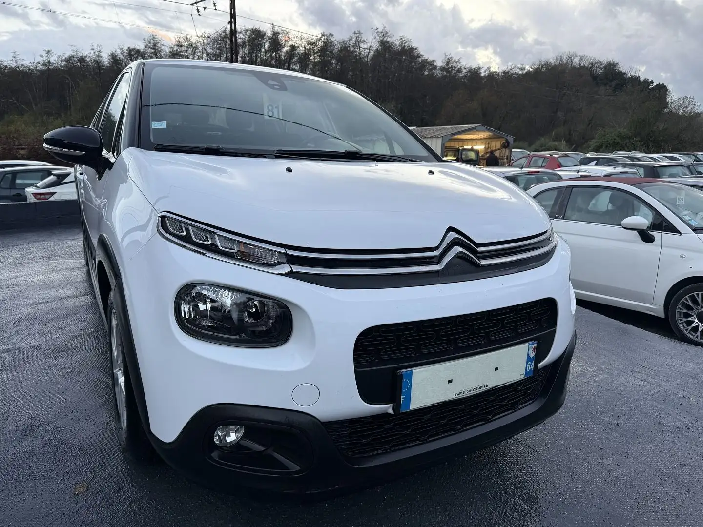 Citroen C3 PURETECH 82CH FEEL BUSINESS S\u0026S E6.D Blanc - 1
