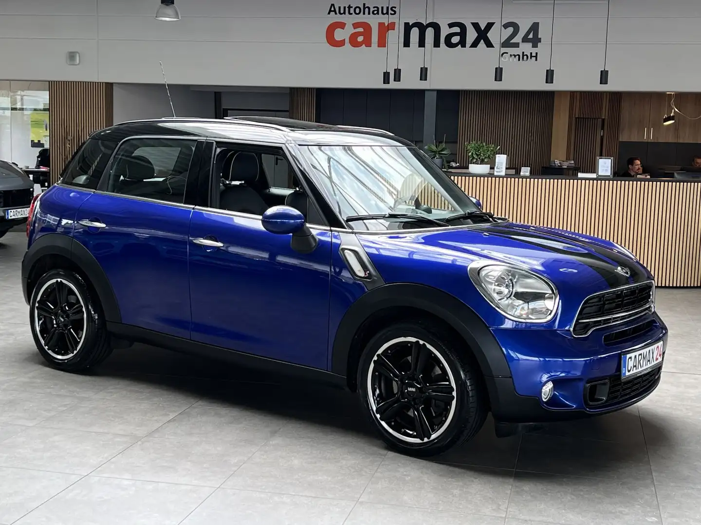 MINI Cooper S Countryman Cooper S Chilli PANO SHZ Navi Leder Blauw - 1