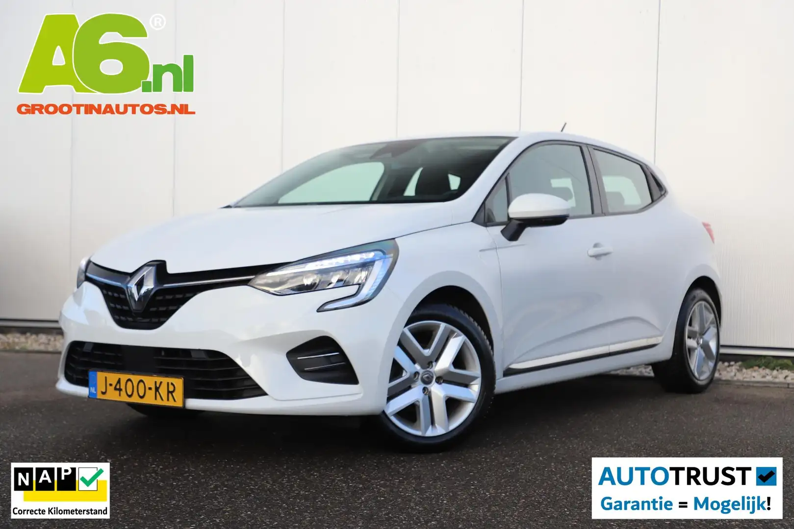 Renault Clio 1.0 TCe Bi-Fuel Zen 101PK Navigatie Carplay Androi Wit - 1