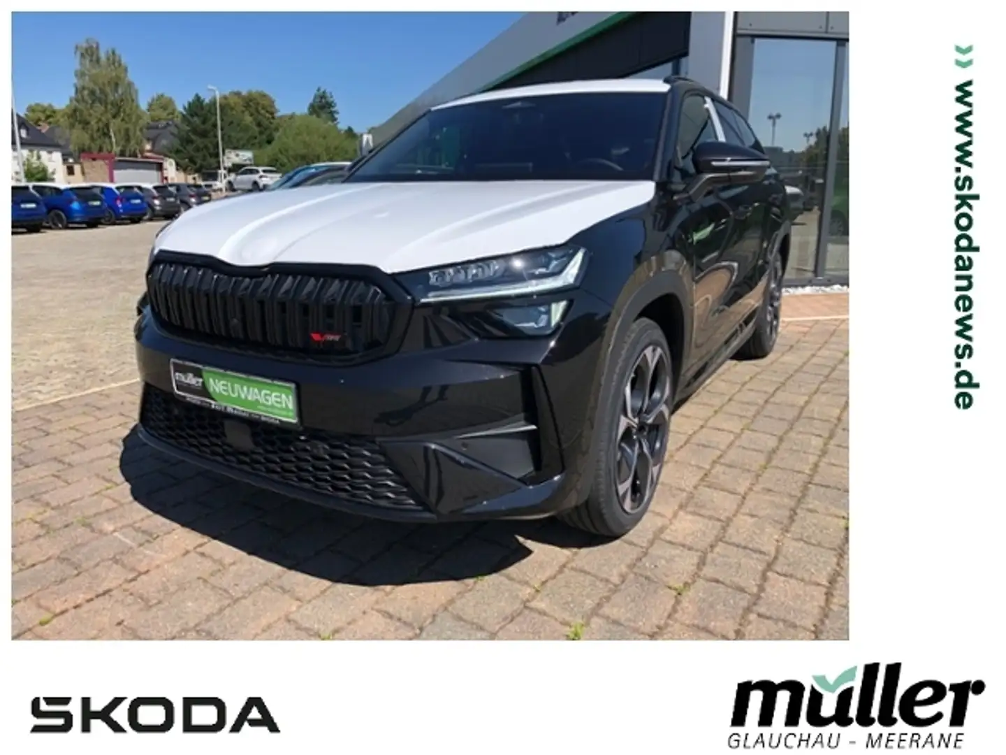 Skoda Kodiaq 2.0 TSI 195 kW 4x4 RS AHZV Standhzg. Negro - 1