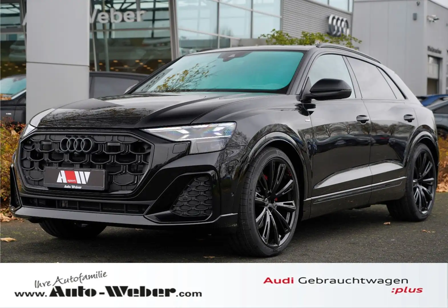 Audi Q8 TDI AHK PANO MASSAGE B&O OLED STD.HZG HuD 23" Negru - 1