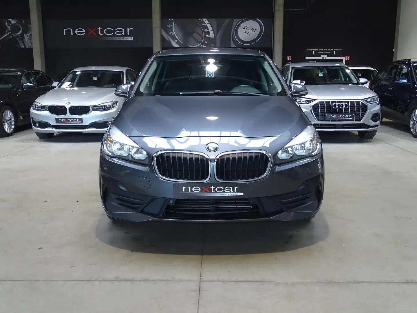 BMW 216 d Active Tourer *NAVI-CUIR-PARKING-LIMITEUR-EURO6* Grijs - 2