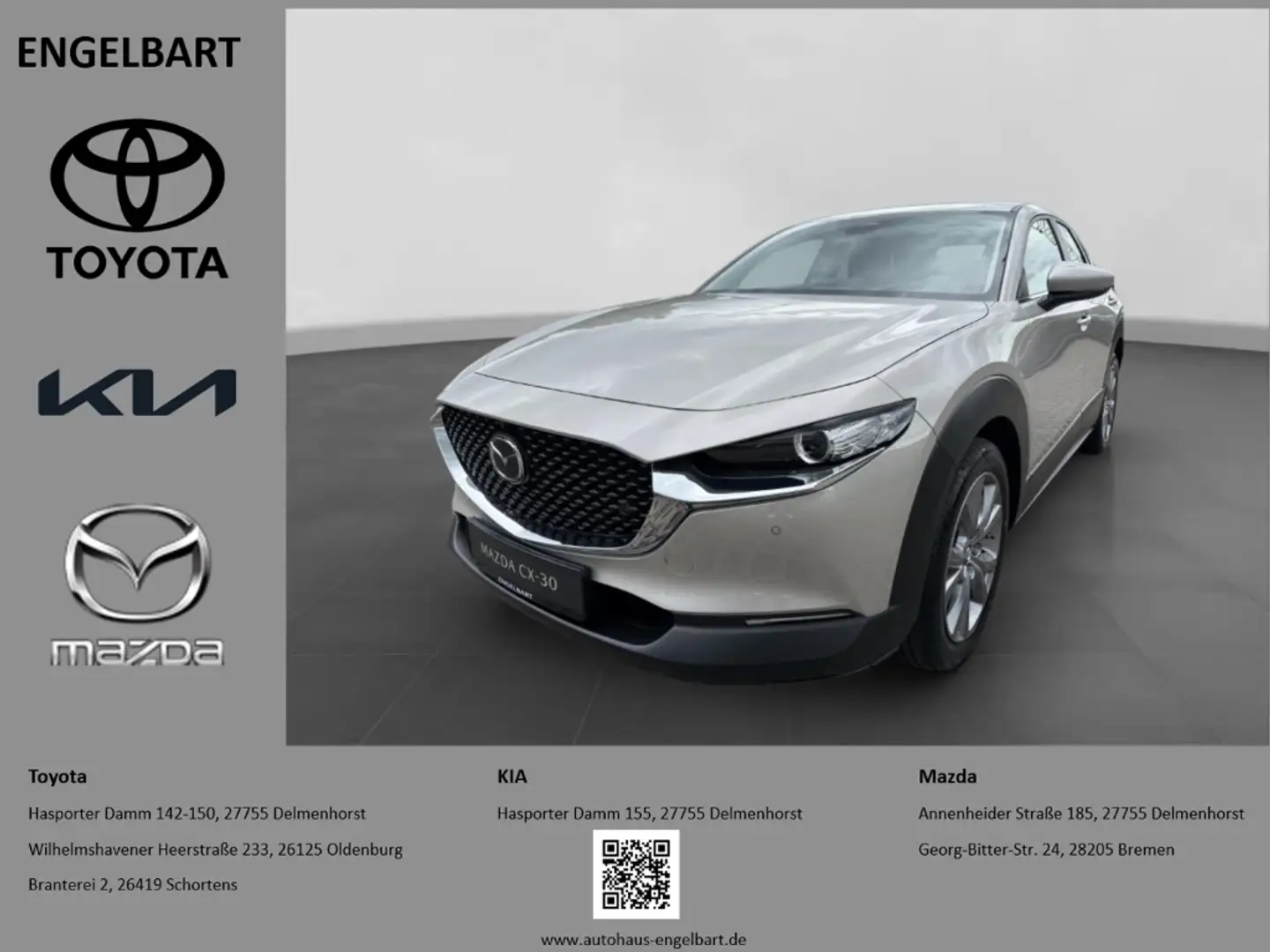 Mazda CX-30 Centre-Line 2WD 2.0 SKYACTIV-X-M Hybrid Navi Sound Beige - 1
