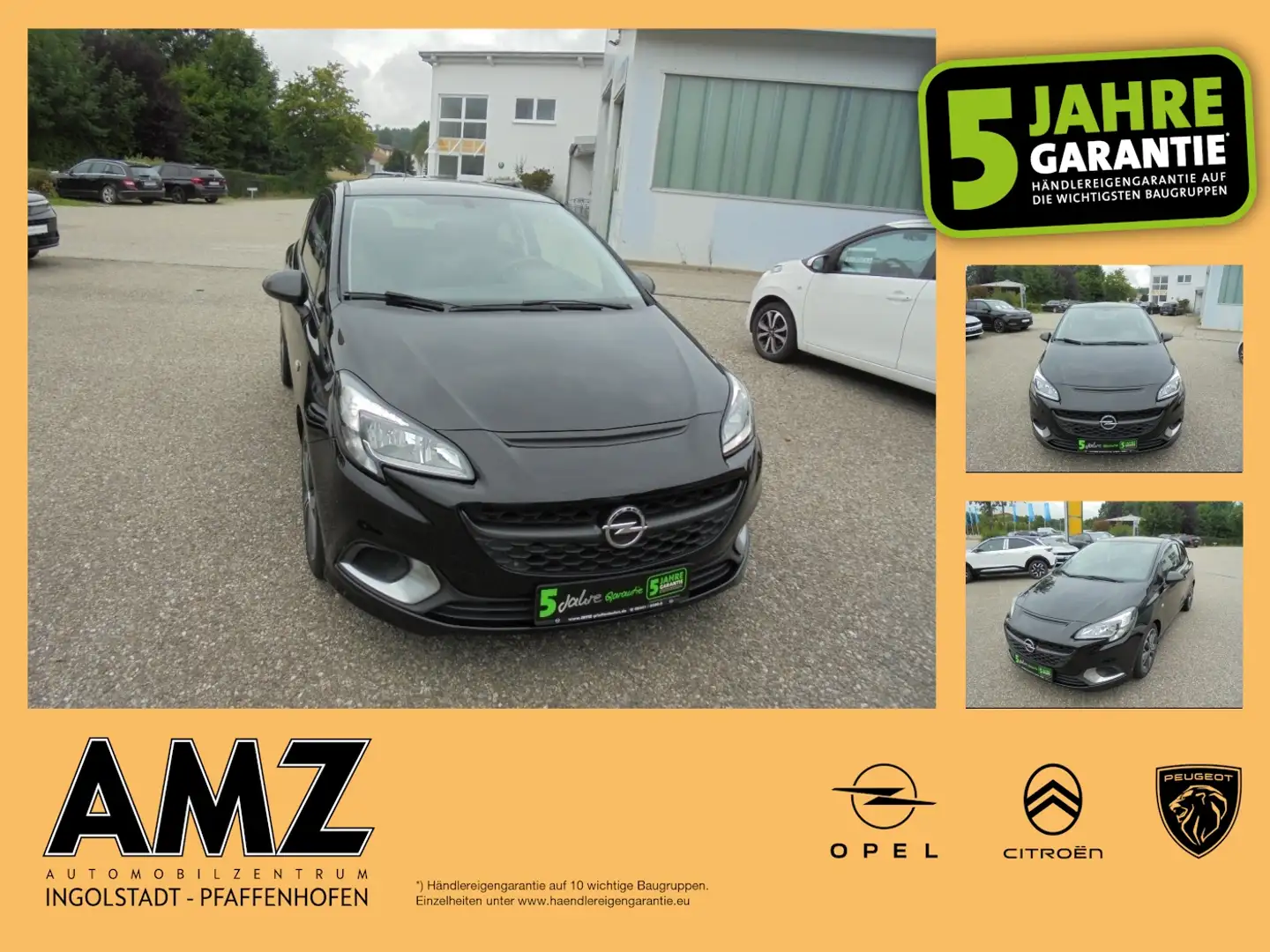 Opel Corsa E 1.4 Turbo GSi SHZ+Winterp.+KlimaA+LM+PDC Noir - 1