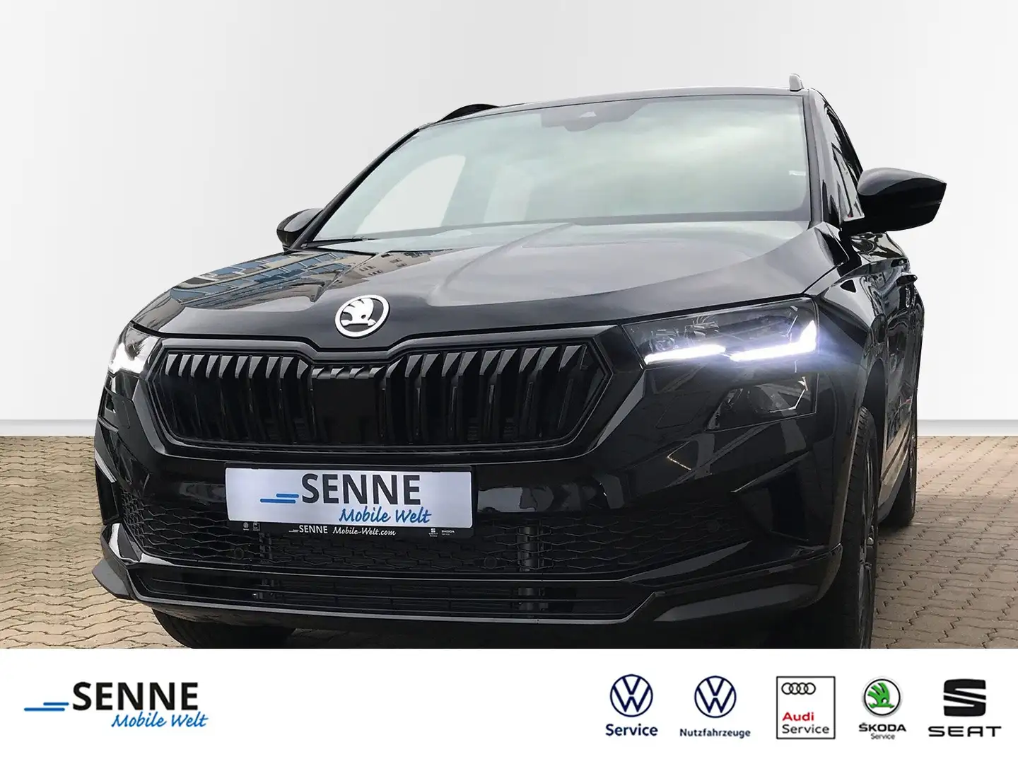 Skoda Karoq Karoq1.5 TSI DSG Sportline AHK,ACC,Matrix,Garantie Schwarz - 1