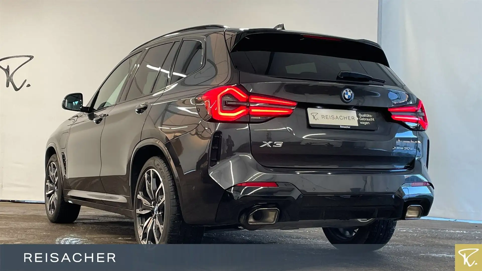 BMW X3 xDrive 30e A MSport AHK LCPro HUD ACC RFK PDC Grau - 2