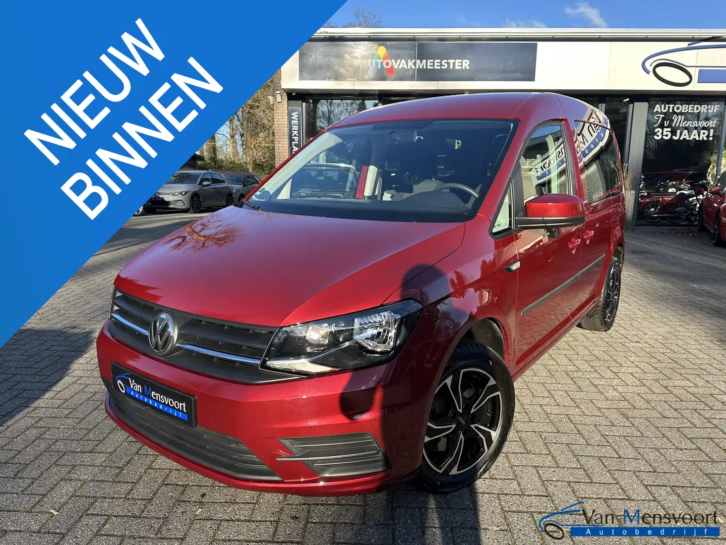Volkswagen Caddy 1.4 TSI 125PK H6 Trendline 1eEig|Climate|Cruise|Tr Rouge - 1