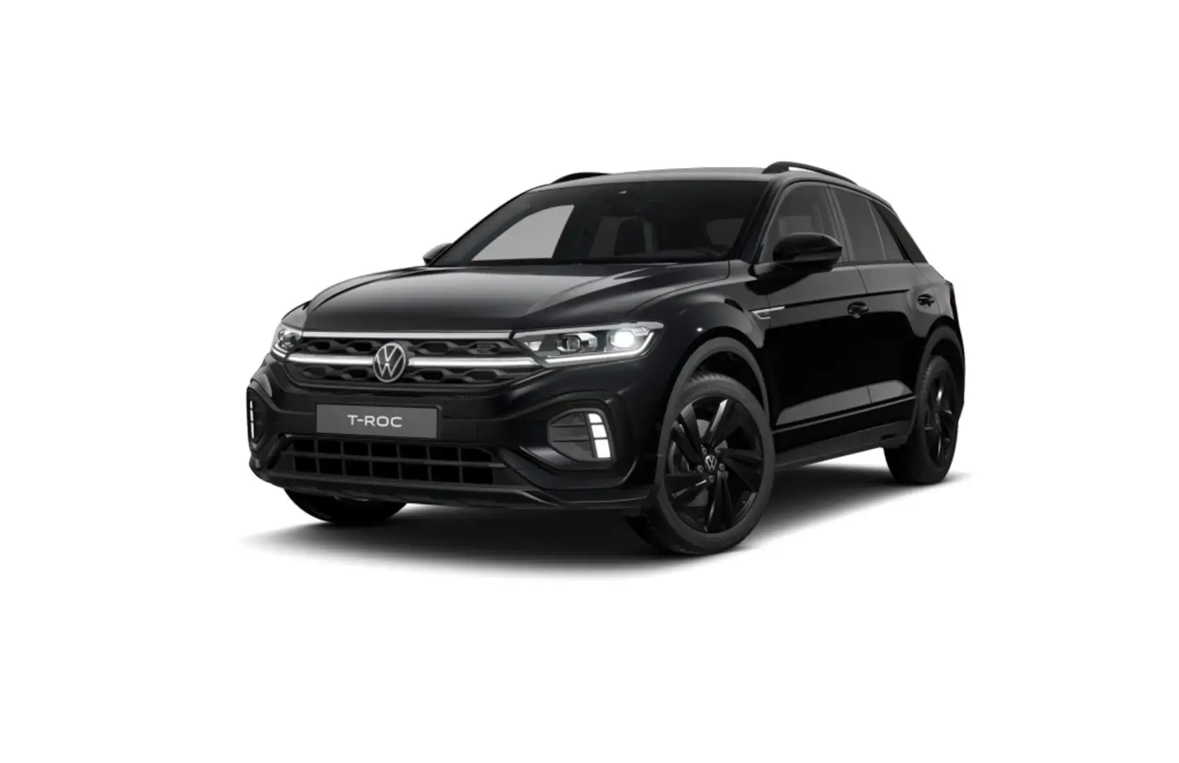 Volkswagen T-Roc 2.0TDI R-Line 110kW DSG7 Zwart - 1