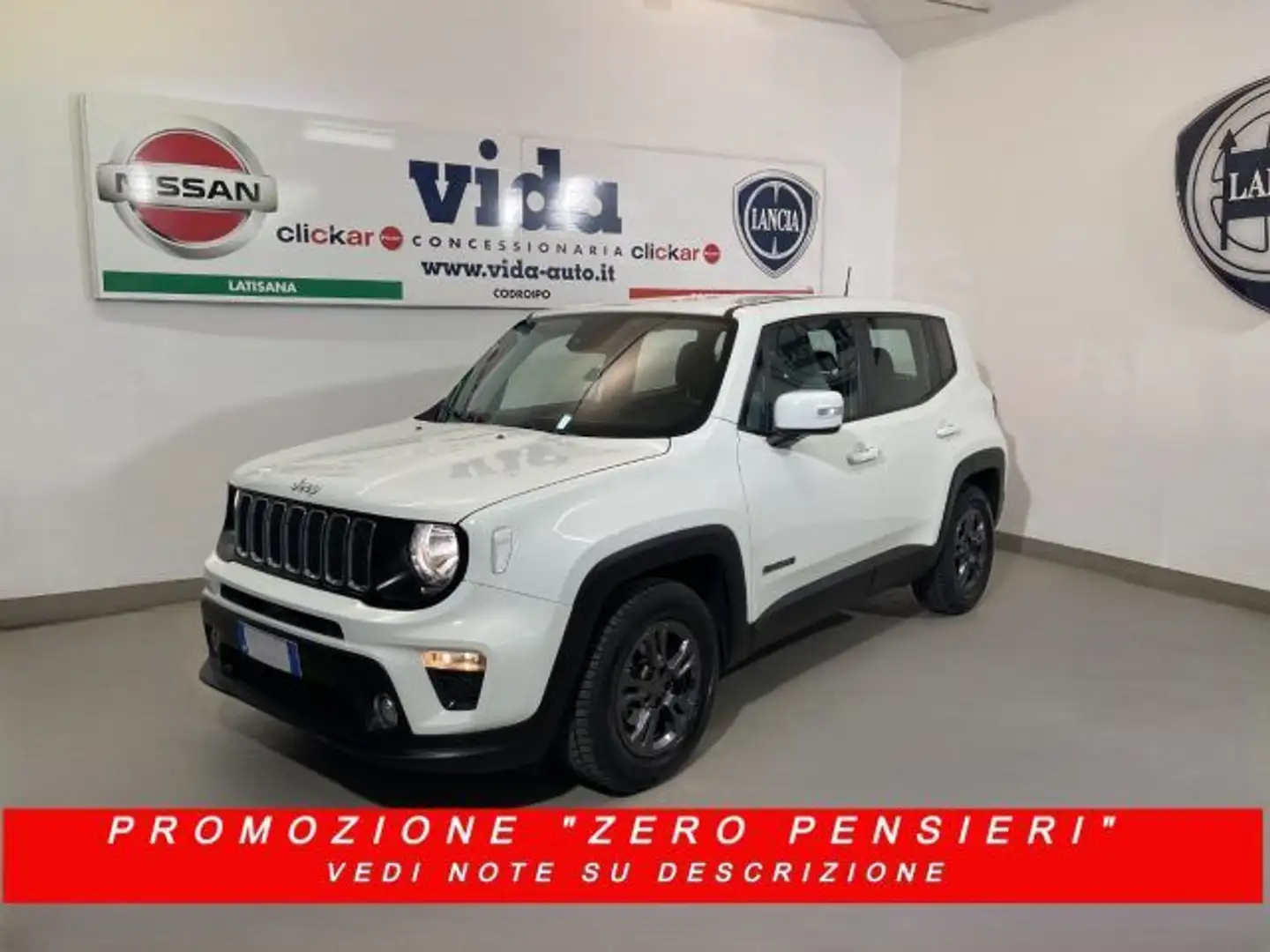 Jeep Renegade 1.6 Mjt 130 CV Business Blanc - 1