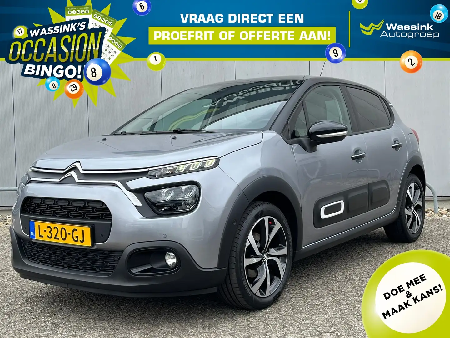 Citroen C3 1.2 Shine I Navigatie I Climate Control I Parkeerc Gris - 1