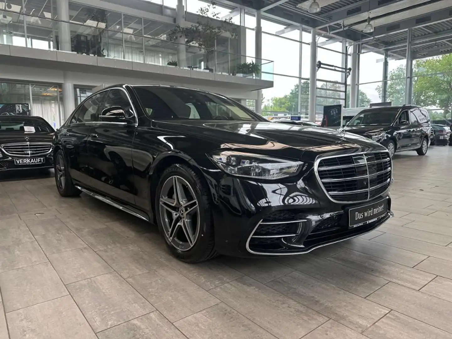 Mercedes-Benz S 350 d 4MATIC Limousine lang AMG Line AMG Line+PANORAMA Czarny - 2