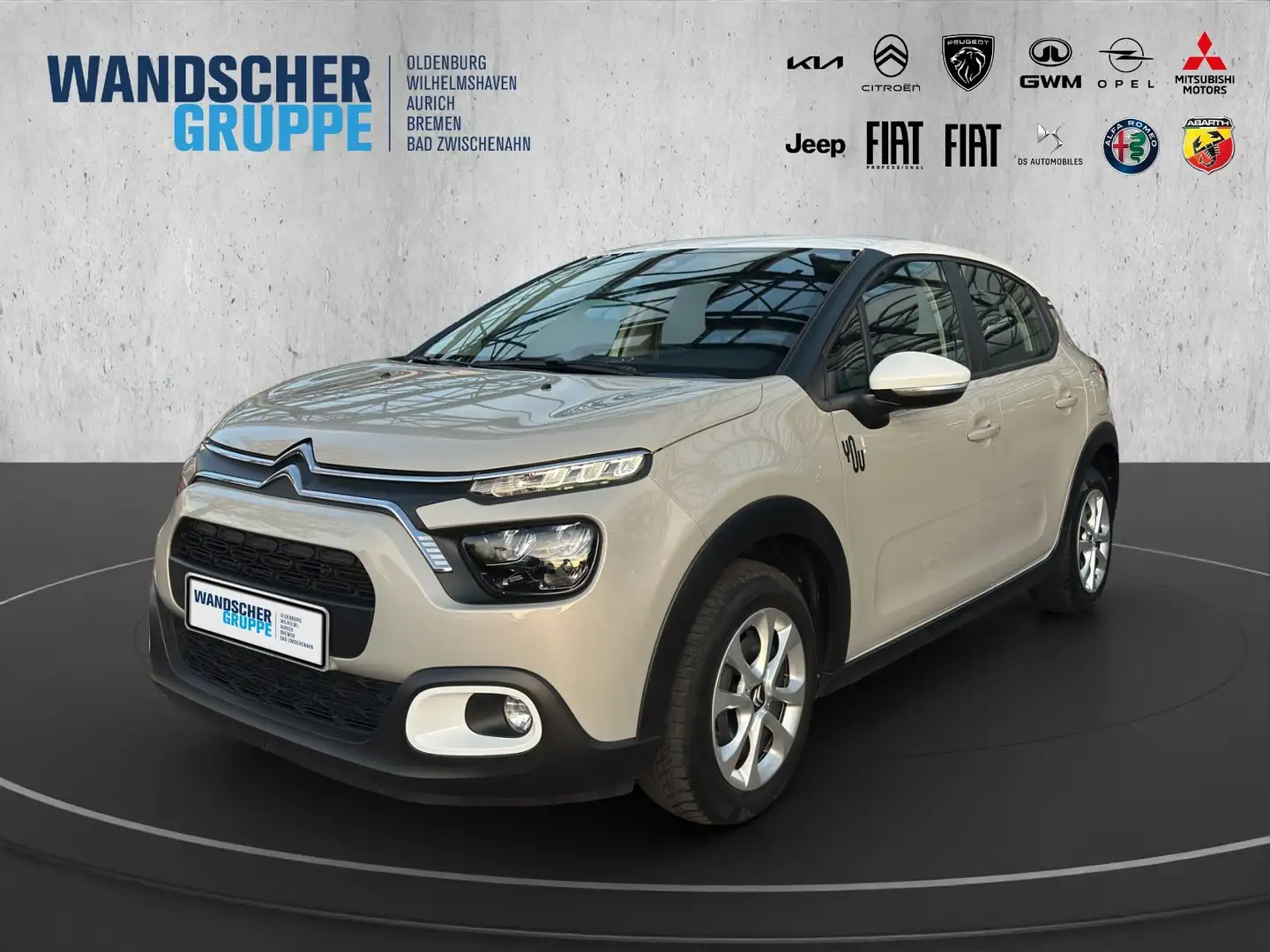 Citroen C3 YOU! 1.2 PT 83 KLIMA,NAV,LED,PDC,SpurH,CARPLAY Beige - 1