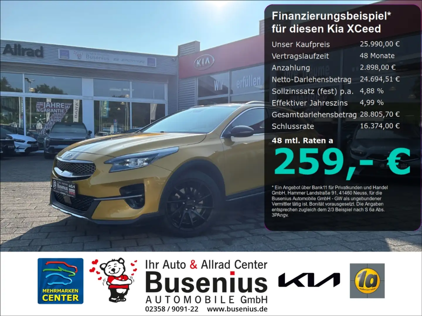Kia XCeed 1.6 T-GDI DCT Xdition+Pano+Navi+Exclusive Jaune - 1