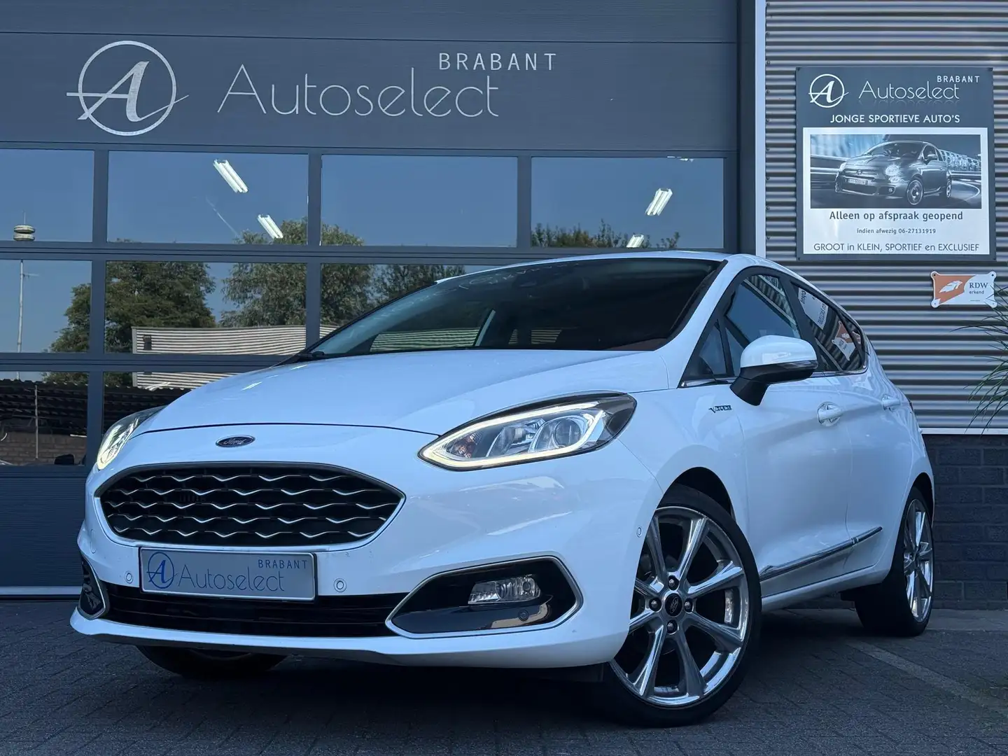 Ford Fiesta 1.0 EcoBoost Vignale ACC Navi Camera Blanc - 1