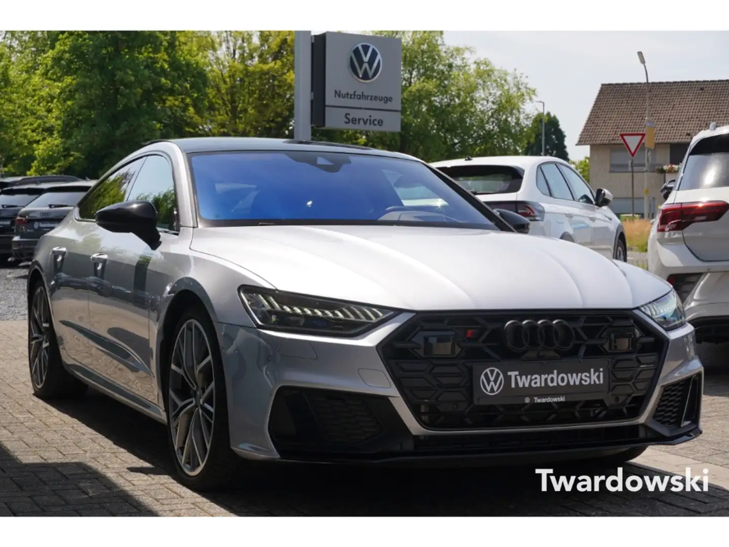 Audi S7 Sportback 3.0 TDI STHZ B&O 360 Pano HUD Soft Plateado - 1