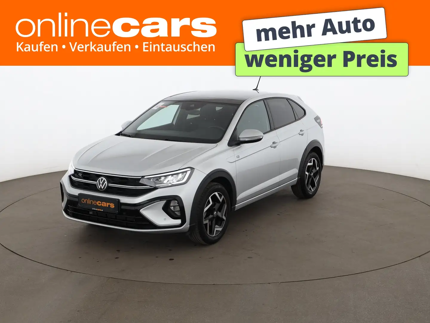 Volkswagen Taigo 1.0 TSI R-Line LED SKY RADAR ASSIST TEMP Grau - 1