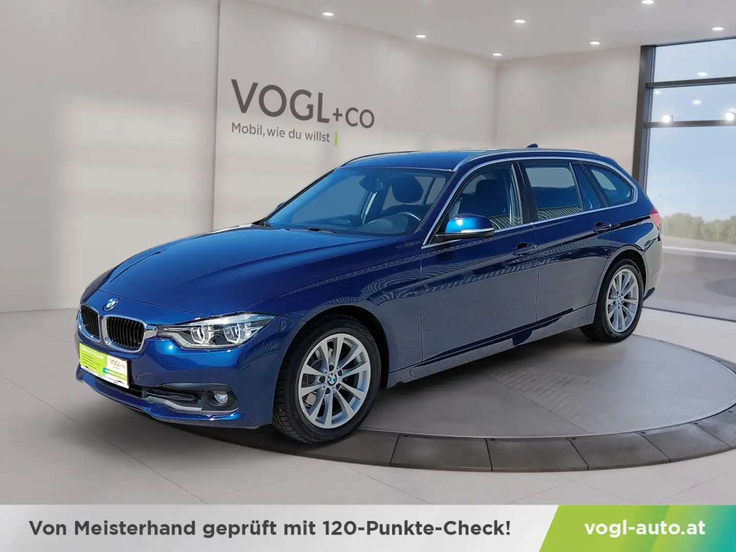 BMW 316 d Touring Advantage Aut. Blau - 1