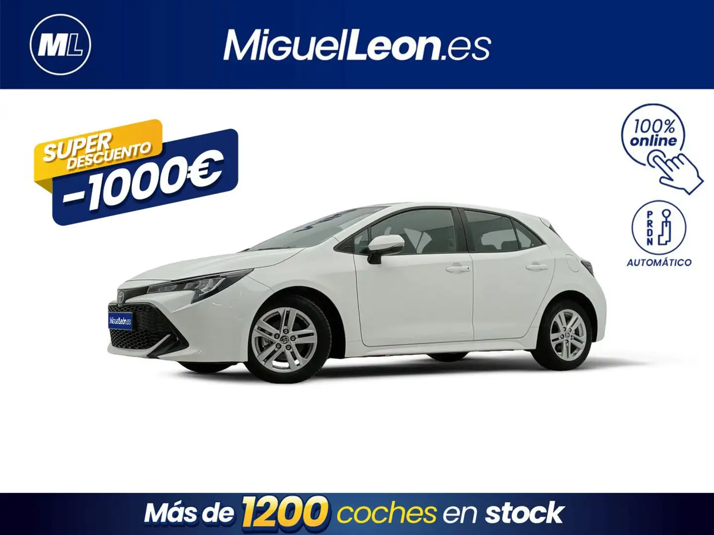 Toyota Corolla 1.8 125H ACTIVE TECH E-CVT Blanco - 1