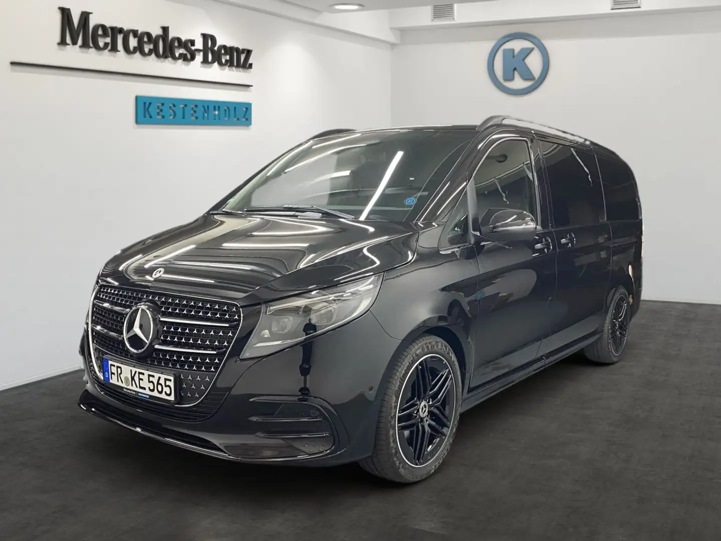 Mercedes-Benz V 250 d STYLE AMG+AHK+DISTR+STANDHZ+EASY-PACK Schwarz - 2