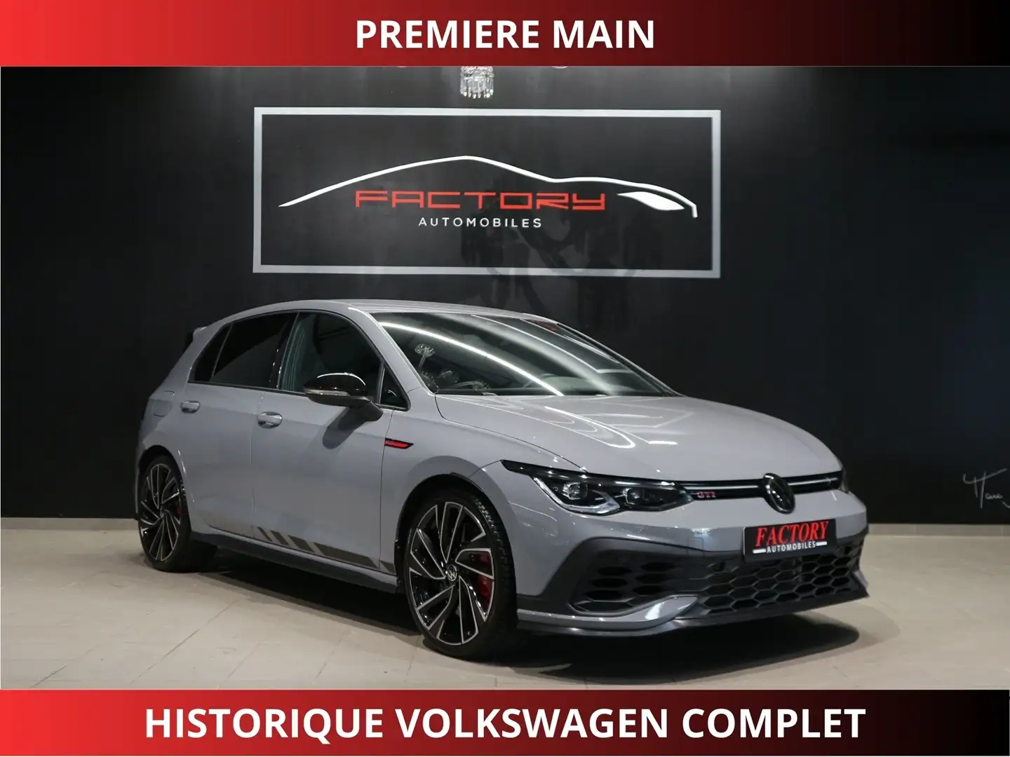 Volkswagen Golf 2.0 TSI 300CH GTI CLUBSPORT DSG7 Gris - 1