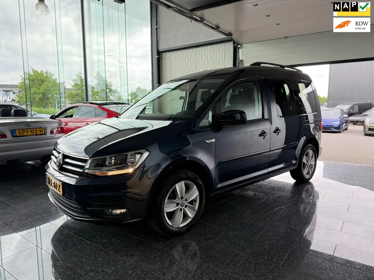 Volkswagen Caddy 1.4 TSI Trendline 2017 125PK Dealer ondh Bleu - 1
