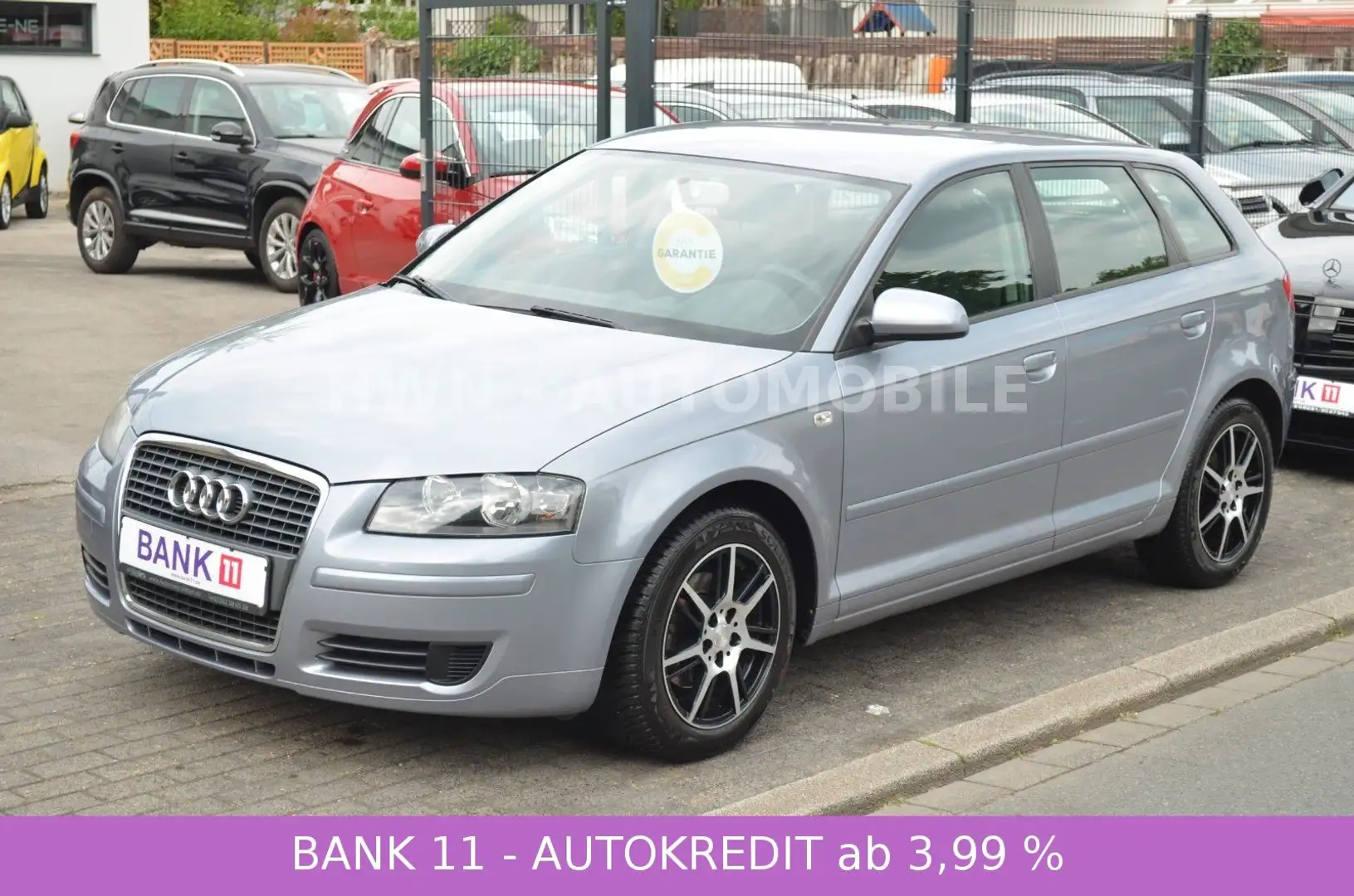 Audi A3 Sportback 1.6 Attraction*KLIMA*SITZH. v und h Argento - 2