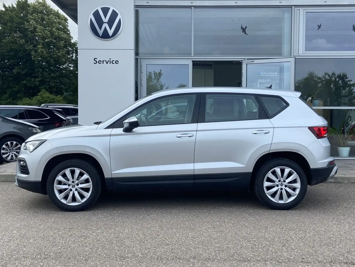 SEAT Ateca 1.5 TSI Style 17"+NAVI-PRO+LED+AHK+FULL-LI Silber - 2