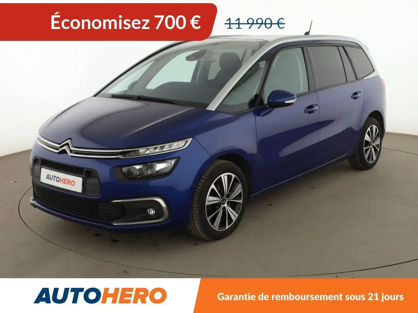 Citroen C4 SpaceTourer 1.2 PureTech Business + BV6 Bleu - 1